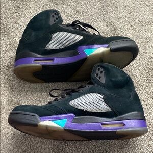 Jordan 5 Retro Black Grape (2013) Size: 13